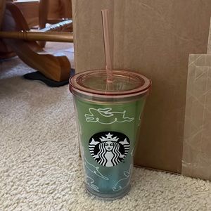 Starbucks Easter rainbow  bunny Grande 2019  16 oz tumbler
